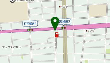 [EV]昭和礦油(株) アポロステーション セルフ昭和橋通SSの地図画像