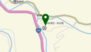 [EV]下市町 下市温泉秋津荘 明水館の地図画像