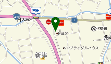 [EV]新潟トヨタ自動車(株) 新津店の地図画像