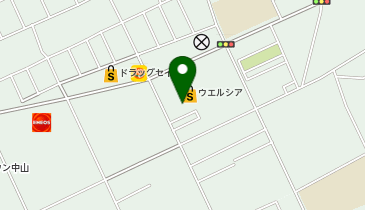 [EV]ウエルシア薬局(株) ウエルシア新潟中山店の地図画像