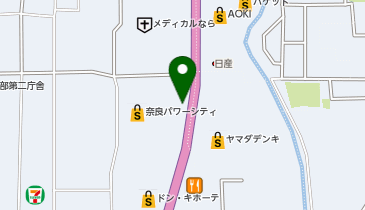 [EV](株)ファーレン古都 Audi奈良の地図画像