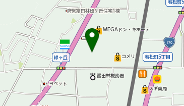 [EV]キコーナ富田林店 (立体P 2階)の地図画像