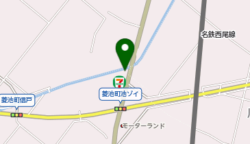 [EV](株)ENEOSモビリニア中部支店 ENEOS 西尾菱池町SSの地図画像