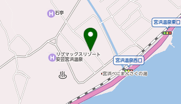 [EV]宮浜温泉 旅館かんざきの地図画像