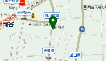 [EV]長野トヨタ自動車(株) 岡谷サービスサテライトの地図画像