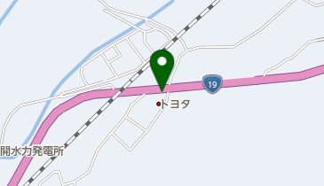 [EV]長野トヨタ自動車(株) 木曽店の地図画像