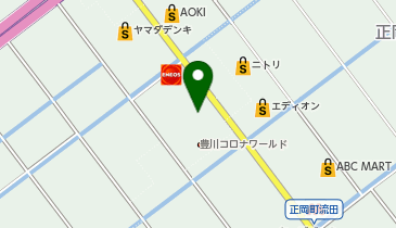 [EV](株)コロナワールド 豊川コロナワールド (地下P)の地図画像
