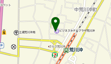 [EV]ブリーズベイホテル(株) ホテルクラウンヒルズ荒川沖の地図画像