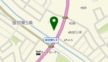 [EV](株)ザザホラヤ ビッグエムワン 札幌厚別店の地図画像