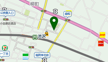 [EV]秦野市 市営渋沢駅北口駐車場の地図画像