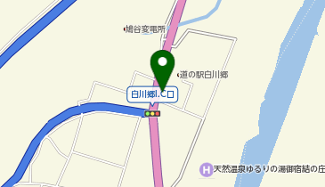 [EV]白川村 道の駅 白川郷の地図画像