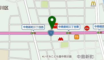 [EV](株)鬼頭石油 ENEOS EneJet 昭和橋SSの地図画像