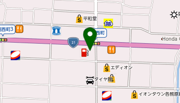 [EV]愛産商事(株) ENEOS Dr.Drive セルフル鵜沼21SSの地図画像