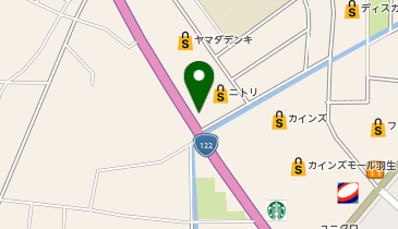 [EV]ニトリ羽生店 (平面P)の地図画像