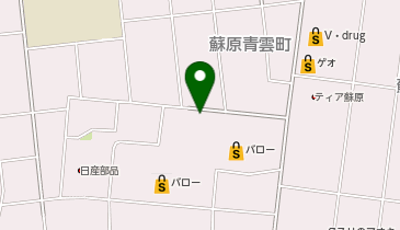 [EV](株)バロー スーパーマーケット バロー各務原中央店の地図画像