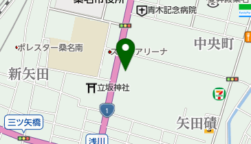[EV]三重トヨタ自動車(株) 桑名店の地図画像