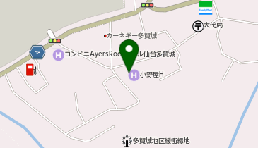 [EV]ブリーズベイホテル(株) 備長炭の湯 小野屋ホテルの地図画像