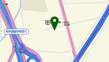 [EV](医)晃陽会 宇都宮第一病院の地図画像