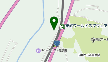 [EV]東急リゾーツ&ステイ(株) 東急ハーヴェストクラブ VIALA鬼怒川渓翠の地図画像