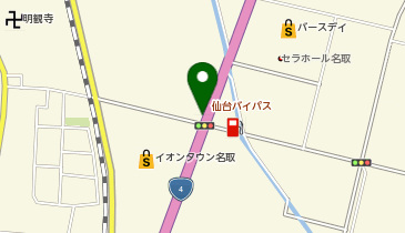 [EV]ツルハドラッグ 名取バイパス店の地図画像