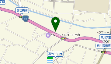 [EV]日産プリンス山梨販売(株) 美術館通り東店 (FLASH)の地図画像