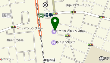 [EV](株)横手開発興業 ホテルプラザアネックス横手の地図画像