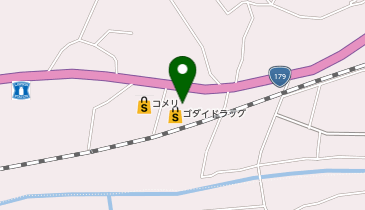 [EV]ゴダイドラッグ美作江見店の地図画像