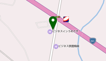 [EV]ビジネスイン うめさきの地図画像