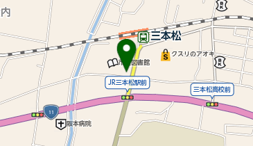 [EV]東かがわ市 ひとの駅さんぼんまつの地図画像