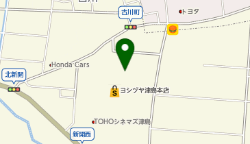 [EV](株)義津屋 ヨシヅヤ 津島本店 (立体P 2階)の地図画像