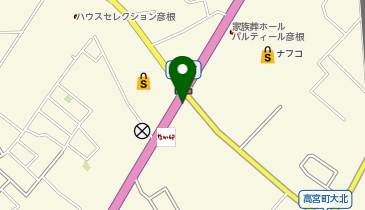 [EV](株)滋賀トヨタ 南彦根店の地図画像