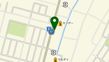 [EV]サンデー秋田御野場店の地図画像
