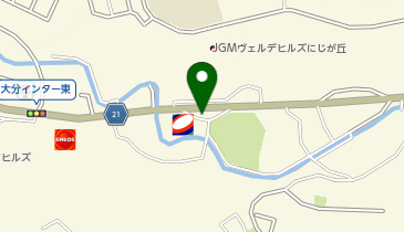 [EV]東九州石油(株) コスモ石油 大分インターSSの地図画像