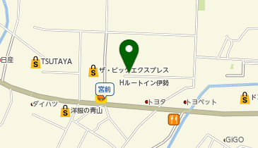 [EV]ルートインジャパン(株) ホテル ルートイン伊勢の地図画像