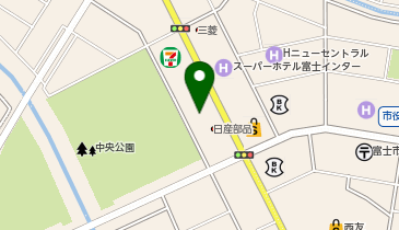 [EV]ルートインジャパン(株) ホテル ルートイン富士中央公園東 (立体P 1階)の地図画像