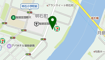 [EV]聖路加ガーデン (地下P)の地図画像
