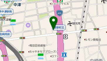 [EV]アウディジャパン販売(株) Audi梅田の地図画像