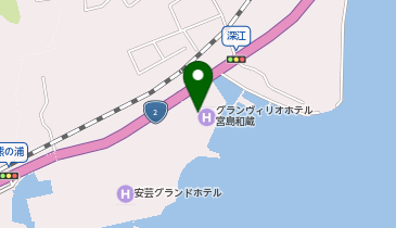 [EV]ルートインジャパン(株) グランヴィリオホテル宮島 和蔵の地図画像