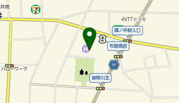 [EV]ルートインジャパン(株) ホテル ルートインコート篠ノ井の地図画像