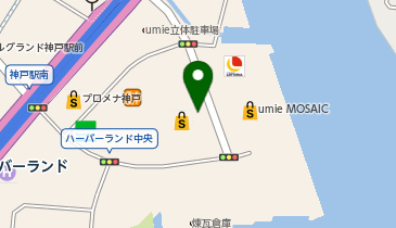[EV](株)GREEN CHARGE 神戸ハーバーランドumie (地下P)の地図画像