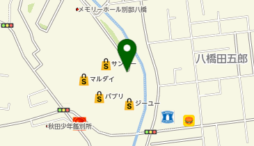 [EV]サンデー秋田八橋店の地図画像