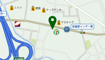 [EV]セブンイレブン安曇野インター店の地図画像