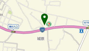 [EV]セブンイレブン大分城原店の地図画像