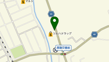 [EV]ツルハドラッグ いわき湯本店の地図画像