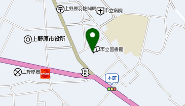 [EV]上野原市立図書館の地図画像