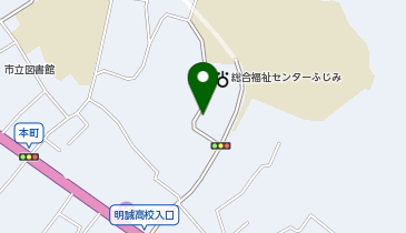 [EV]上野原市 総合福祉センターふじみの地図画像