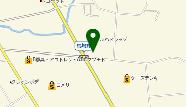 [EV]ツルハドラッグ 相馬南店の地図画像