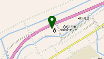 [EV]雲南市 三刀屋総合センターの地図画像