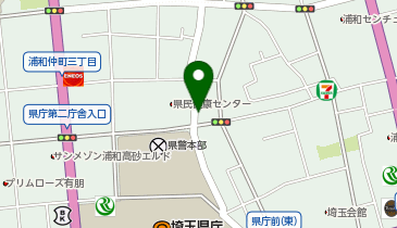 [EV]埼玉県 一般外来駐車場 (仲町)の地図画像