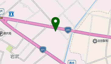 [EV]小矢部市 高齢者健康交流センターつざわランドの地図画像